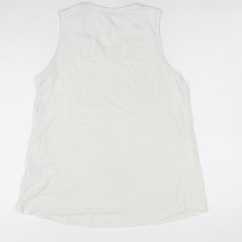 Calvin Klein Men’s White Sleeveless Performance T-Shirt - Size S