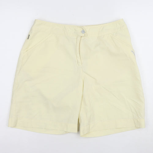 PING Collection Womens Beige Size 14 Chino Golf Shorts