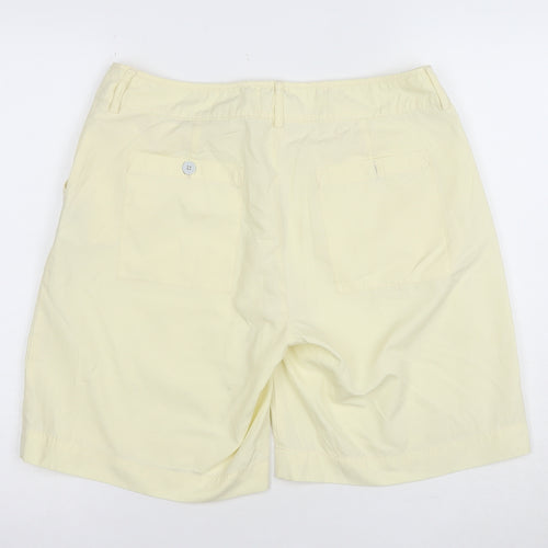 PING Collection Womens Beige Size 14 Chino Golf Shorts
