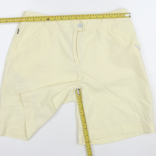 PING Collection Womens Beige Size 14 Chino Golf Shorts