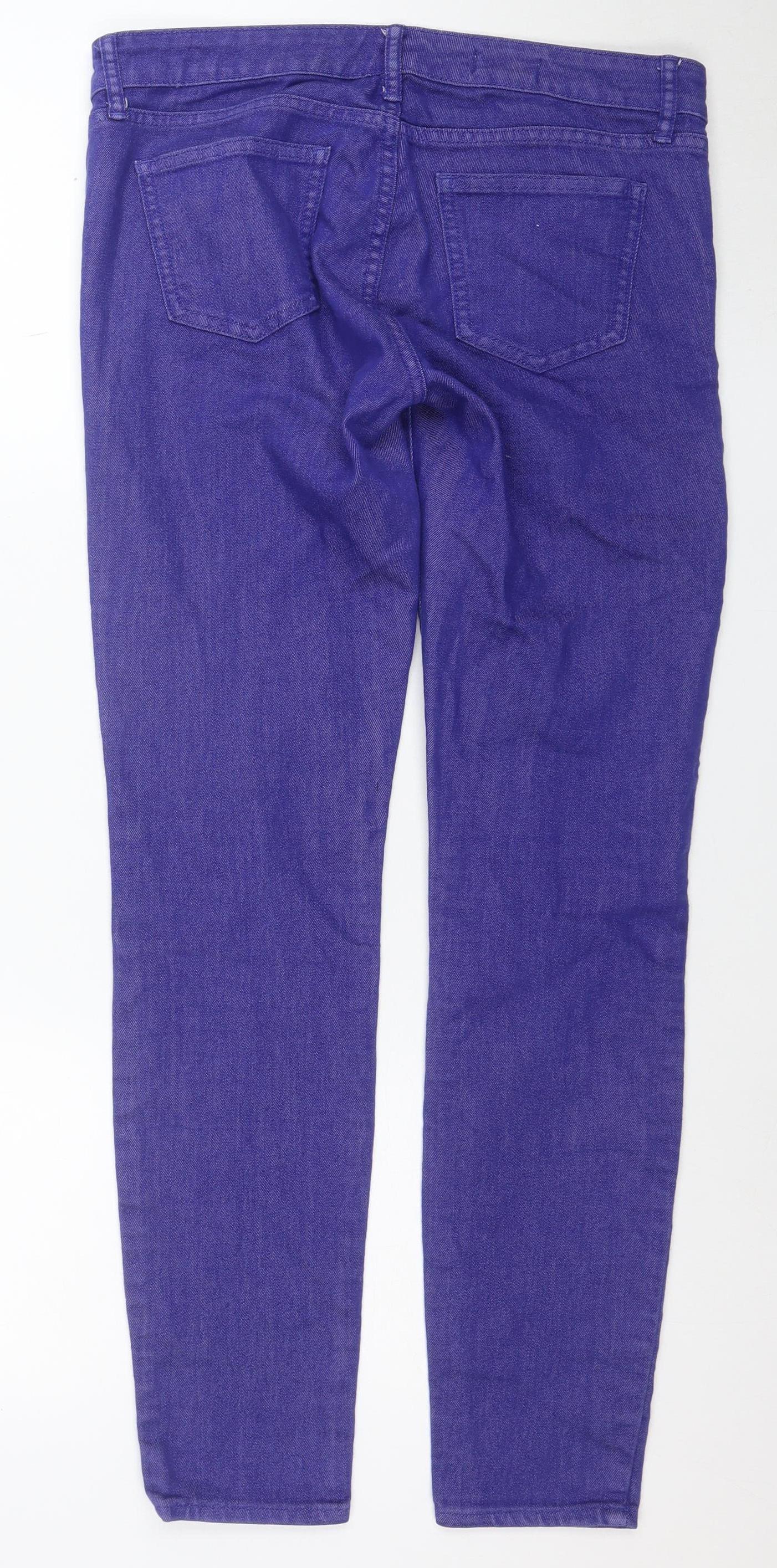 Gap 1969 Women's Blue 28x32 Skinny Jeans Stretch Denim
