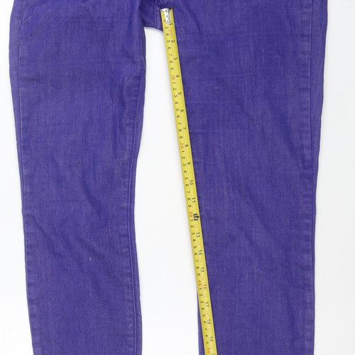 Gap 1969 Women's Blue 28x32 Skinny Jeans Stretch Denim