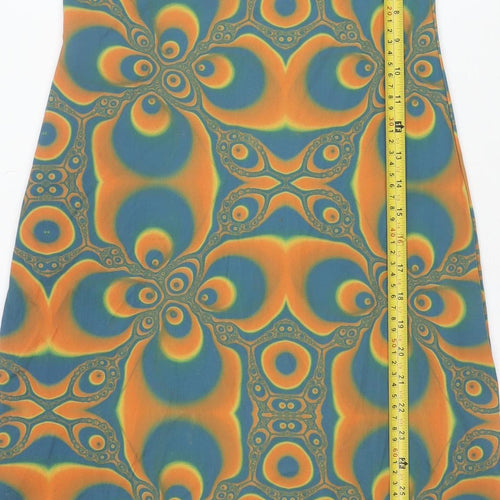 Pull & Bear Women’s Multicoloured Geometric Bodycon Dress M