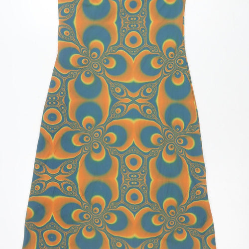 Pull & Bear Women’s Multicoloured Geometric Bodycon Dress M