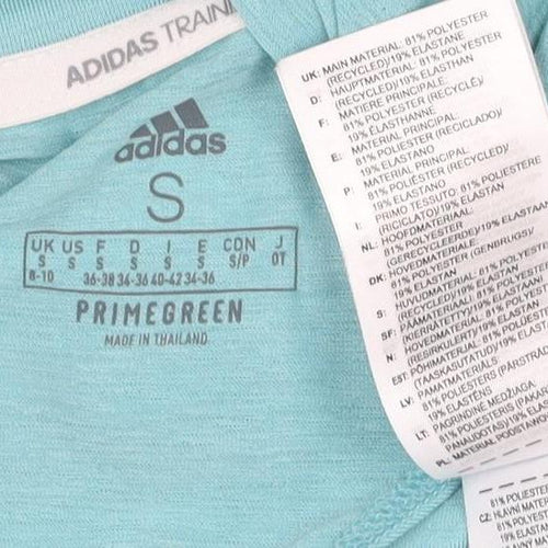 Adidas Womens Blue Tank Top Small Racerback Sports Activewear