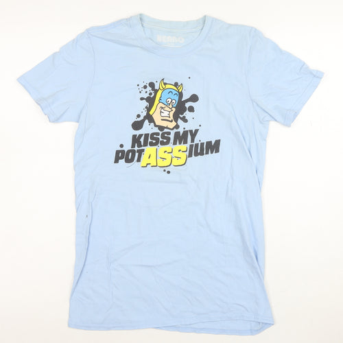 Beano Mens Blue Small Graphic Funny Cartoon T-Shirt