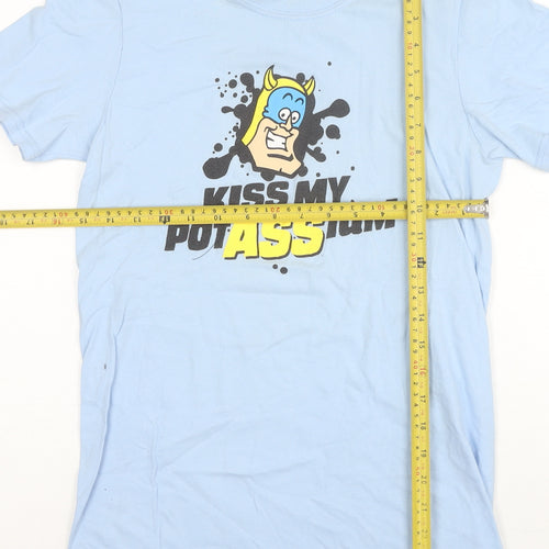 Beano Mens Blue Small Graphic Funny Cartoon T-Shirt