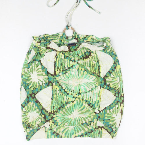GAP Women's Green Halter Camisole Tank Top Size S 100% Cotton