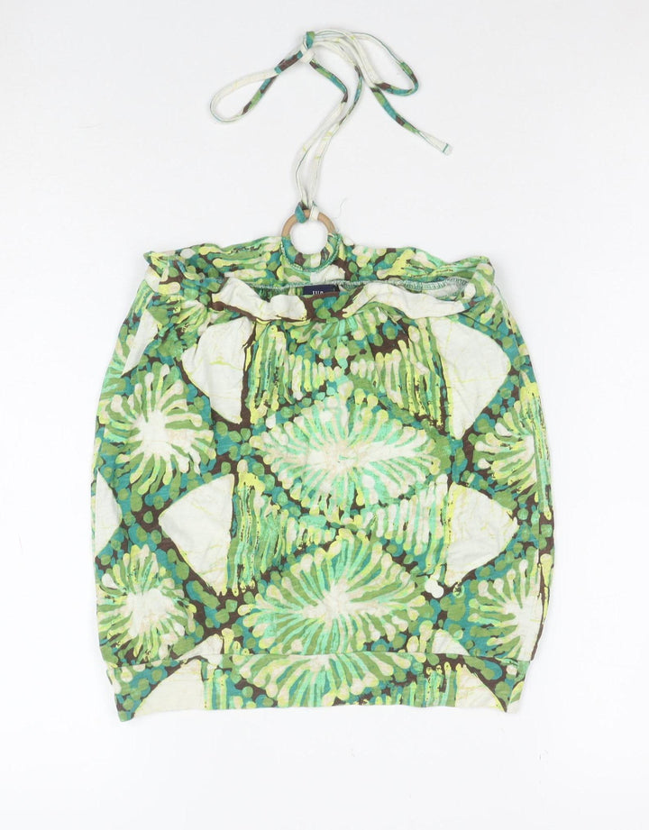 GAP Women's Green Halter Camisole Tank Top Size S 100% Cotton