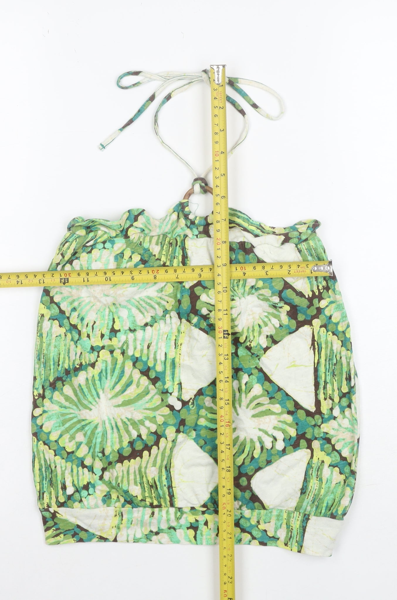 GAP Women's Green Halter Camisole Tank Top Size S 100% Cotton