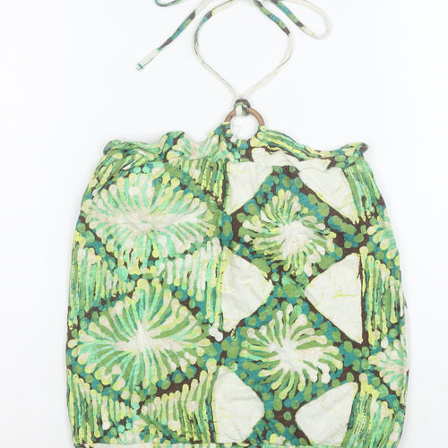 GAP Women's Green Halter Camisole Tank Top Size S 100% Cotton