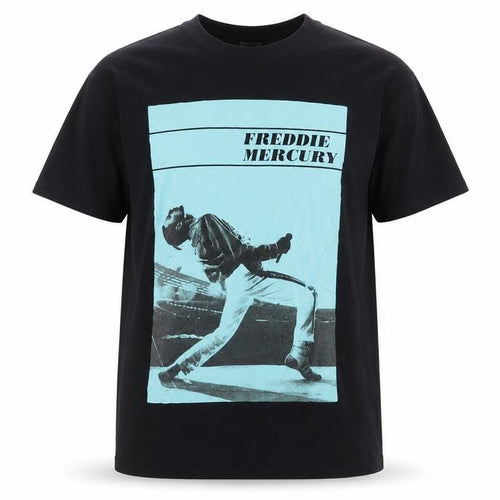 Zara Men Black Freddie Mercury Band Graphic T-Shirt Size M