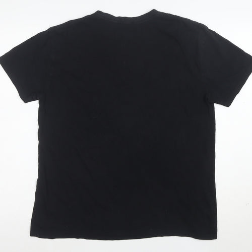 Zara Men Black Freddie Mercury Band Graphic T-Shirt Size M
