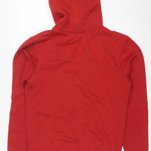 The Simpsons Men's Red Pullover Hoodie S Homer Graphic Fleece
