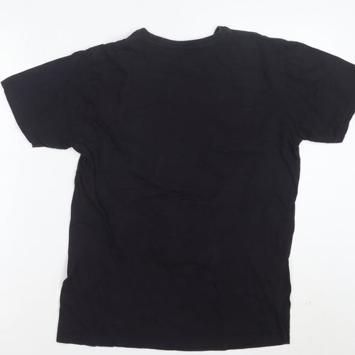 Adult Swim Rick and Morty Black Cotton Men’s T-Shirt Size S Graphic Tee