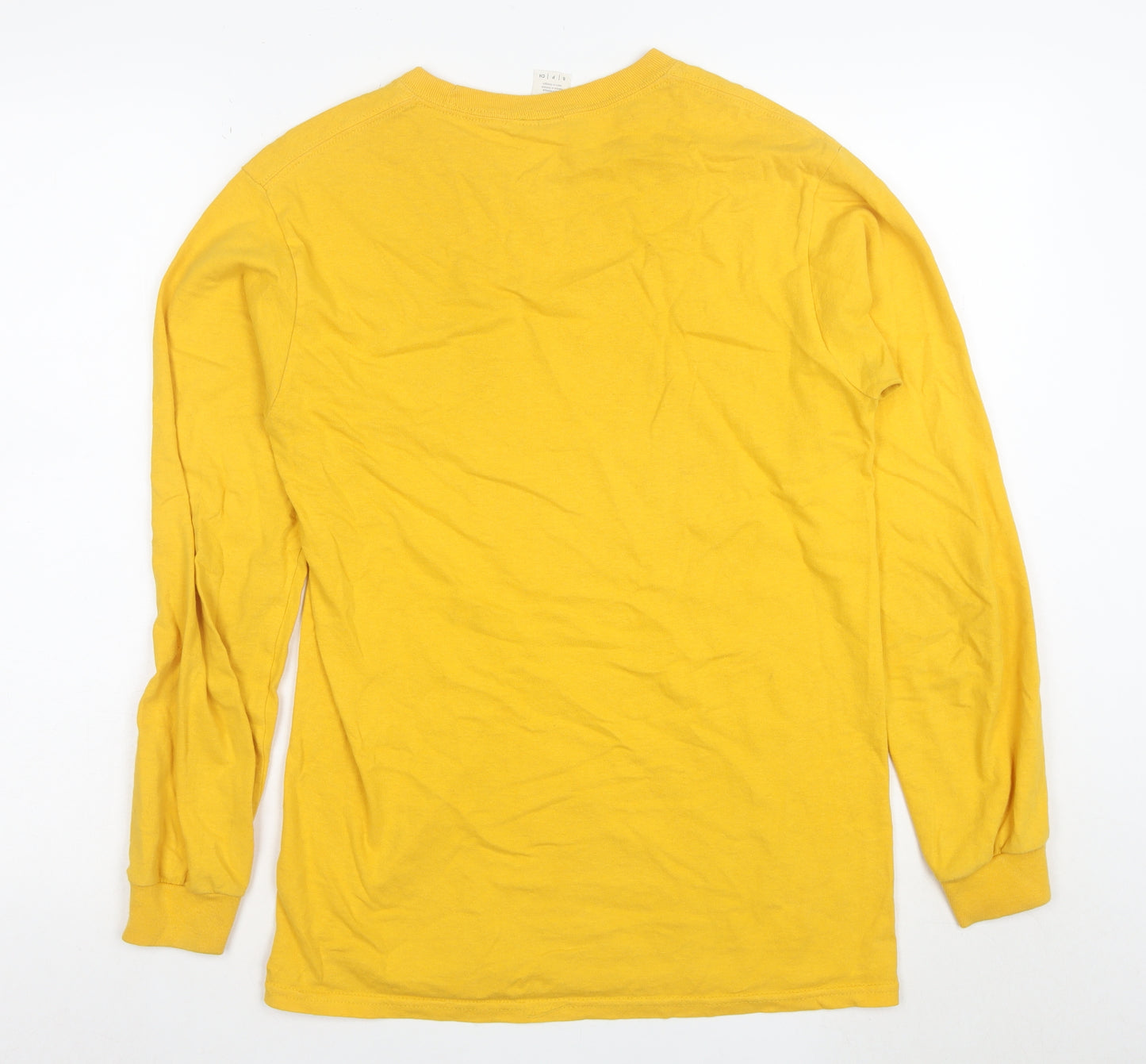 Chinese Laundry Men's Yellow Long Sleeve Cotton T-Shirt Size S