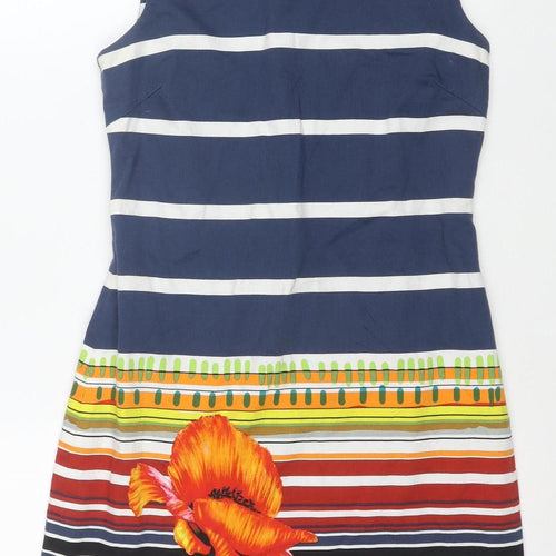 Desigual Women’s Multicoloured Size 8 Shift Dress Summer