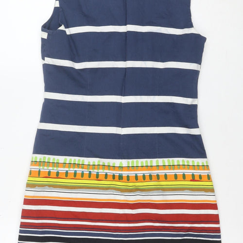 Desigual Women’s Multicoloured Size 8 Shift Dress Summer
