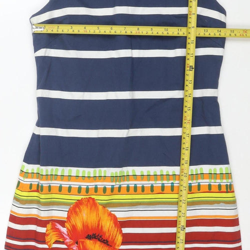 Desigual Women’s Multicoloured Size 8 Shift Dress Summer