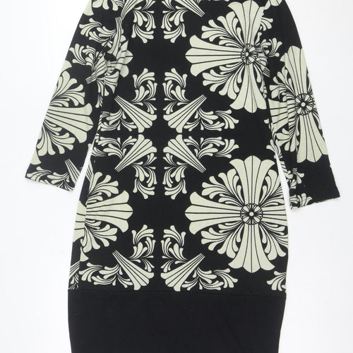 Nadine Merabi London Women's Black M/L Shift Jersey Dress