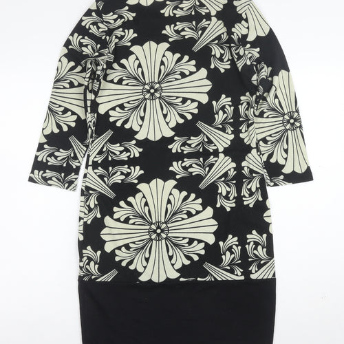 Nadine Merabi London Women's Black M/L Shift Jersey Dress