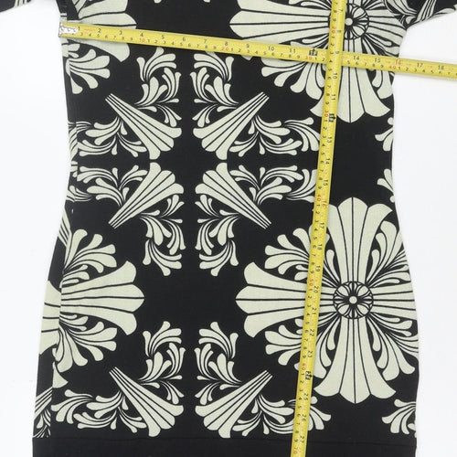 Nadine Merabi London Women's Black M/L Shift Jersey Dress