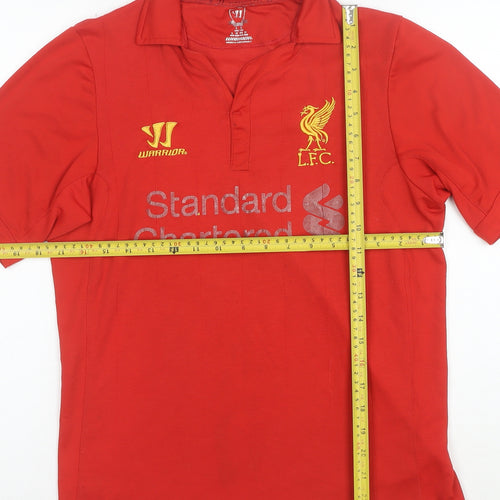 Warrior Men's Red Liverpool FC Polo Shirt Size Small