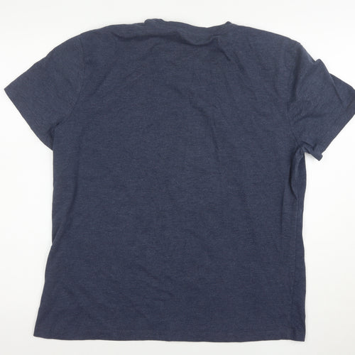 Fender Men's Blue Rock Graphic Crew Neck T-Shirt Size L