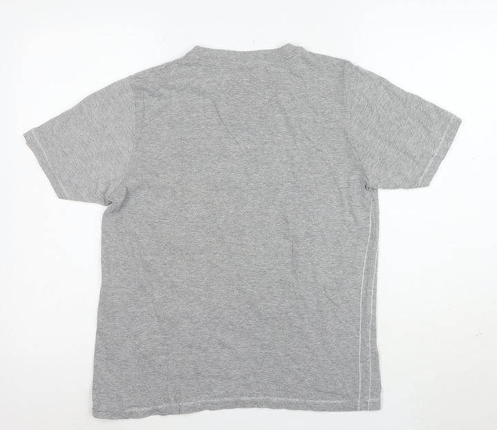 Tokyo Laundry Men's Grey Drifters Graphic Print T-Shirt Size Small