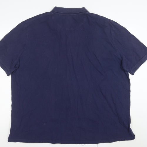 Lyle & Scott Men's Blue 3XL Cotton Short Sleeve Polo Shirt