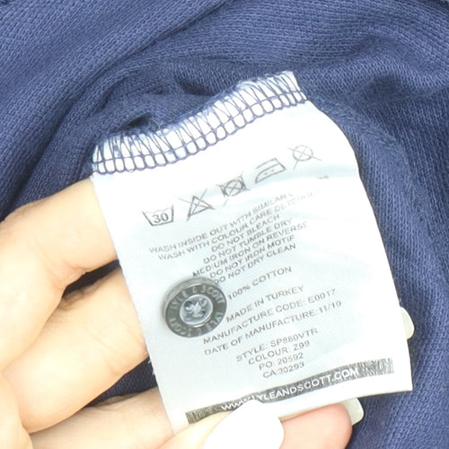 Lyle & Scott Men's Blue 3XL Cotton Short Sleeve Polo Shirt