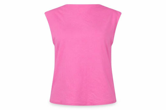 Front view of Next Women’s Pink Strapless Cotton Camisole Top, size UK 12