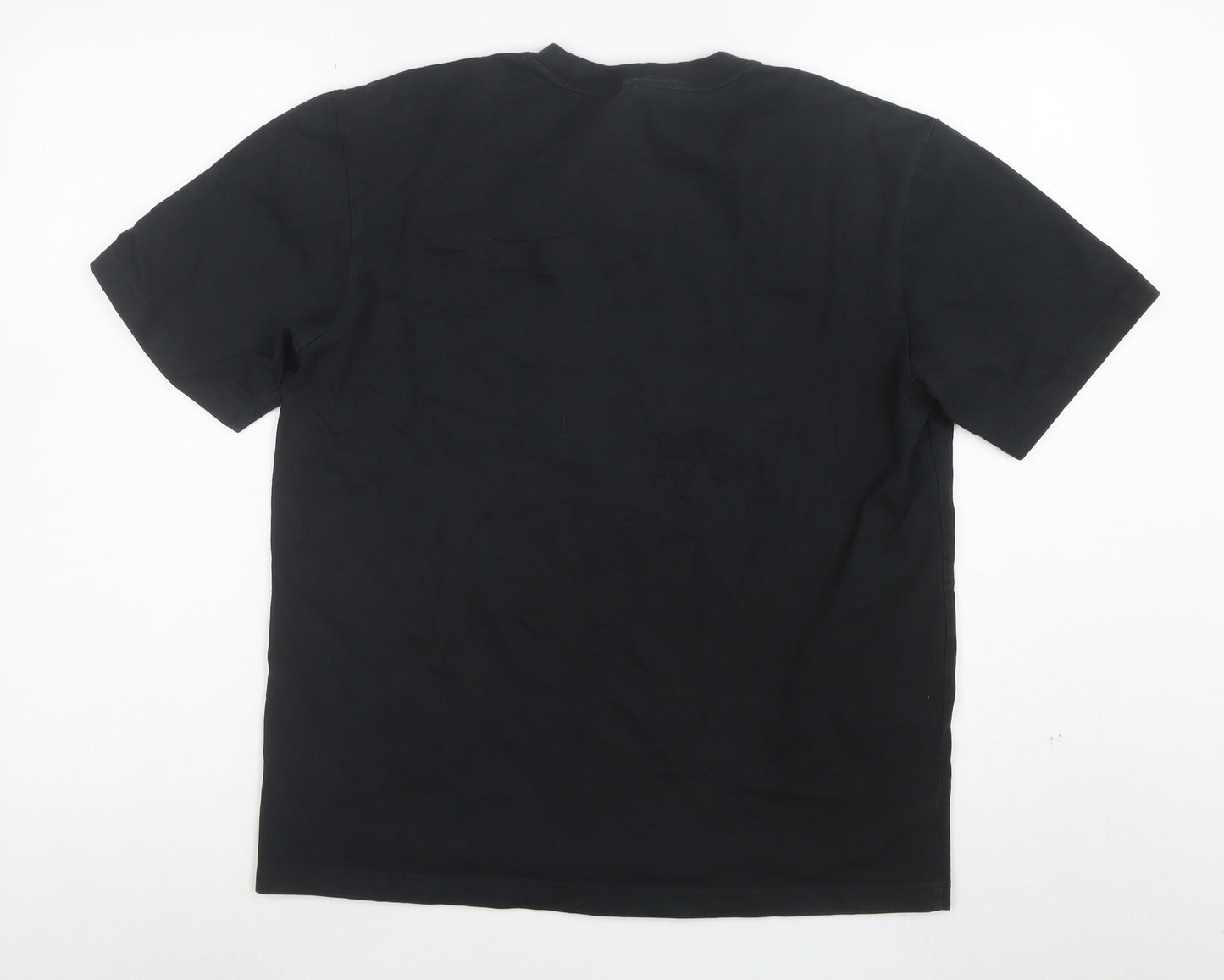 Adidas Adventure Men's Black Crew Neck Short Sleeve T-Shirt M