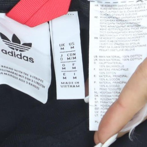 Adidas Adventure Men's Black Crew Neck Short Sleeve T-Shirt M