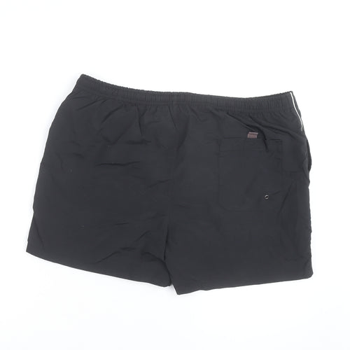 US Polo Assn Men's Black L Swim Shorts Nylon Quick Dry Lined