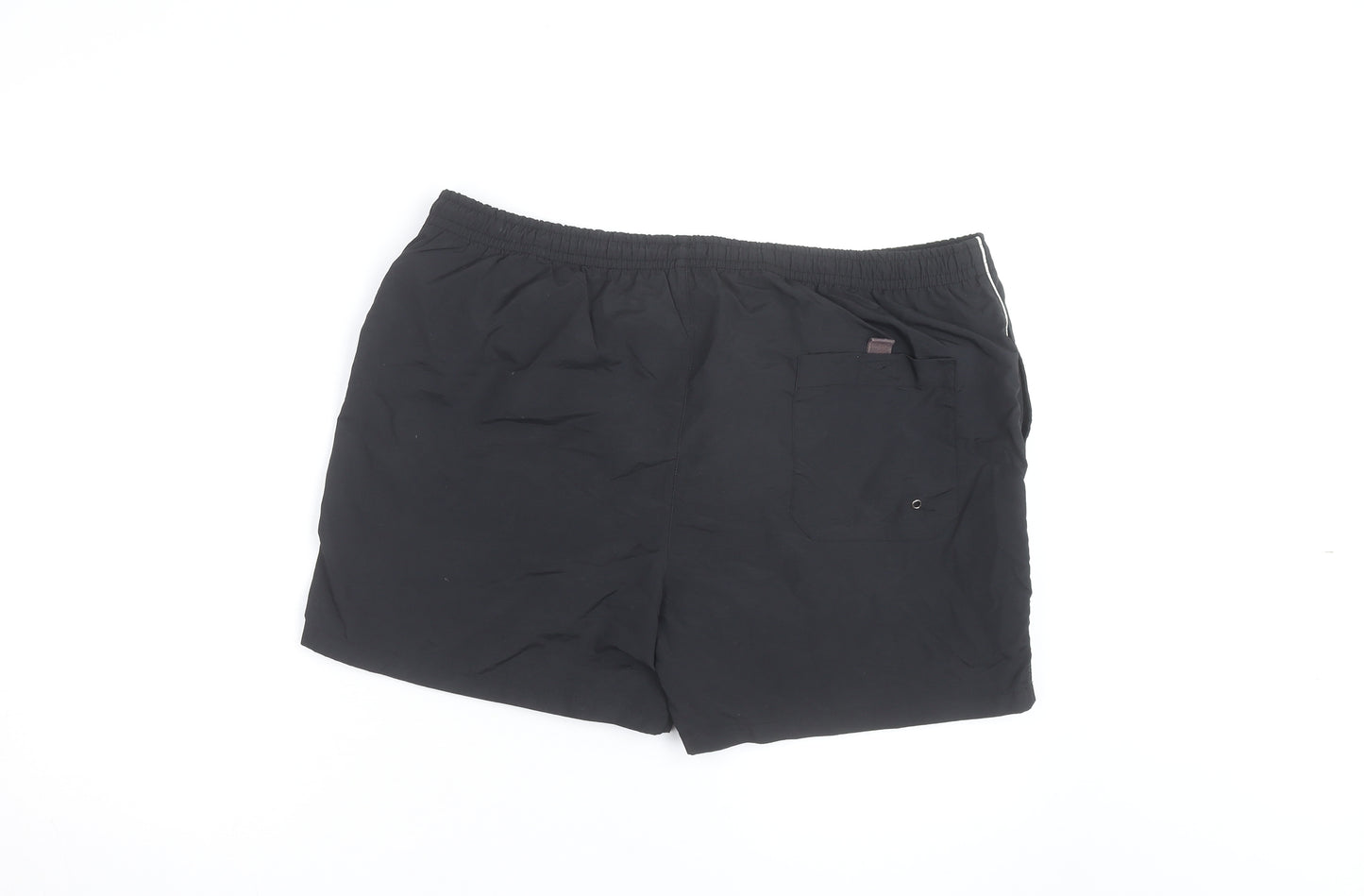 US Polo Assn Men's Black L Swim Shorts Nylon Quick Dry Lined