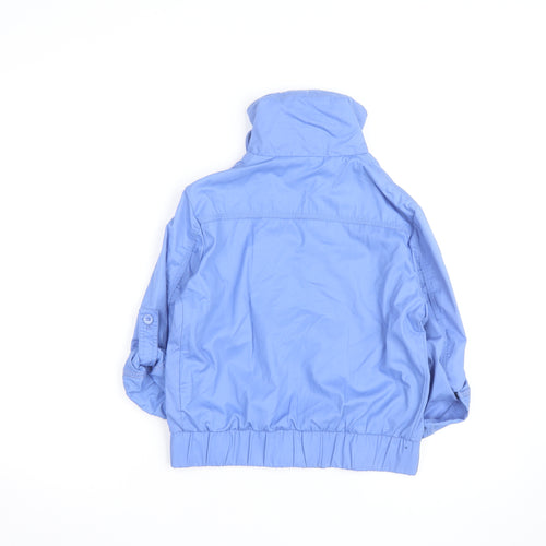 Wear Me Work Me Love Me Women’s Blue Zip-Up Button Jacket UK 6