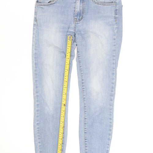 VILA Womens Blue Skinny Denim Jeans Size M Slim Fit
