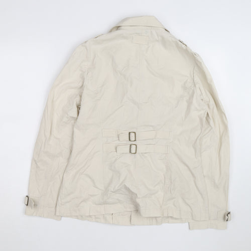 Marks and Spencer Women's Beige Military Style Jacket Size 12