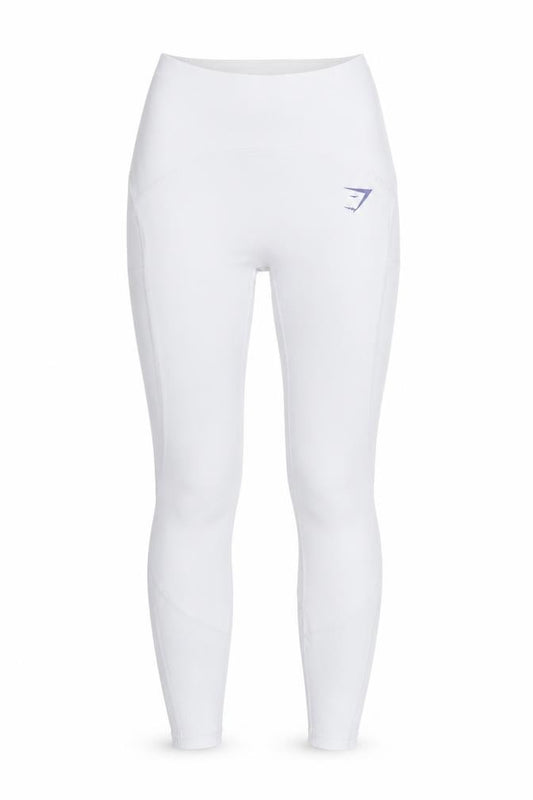 Gymshark Women White Small High Waist Active Leggings