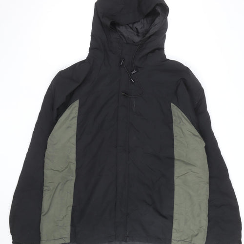 Steve & Barry’s Men’s Black XL Hooded Parka Jacket Polyester