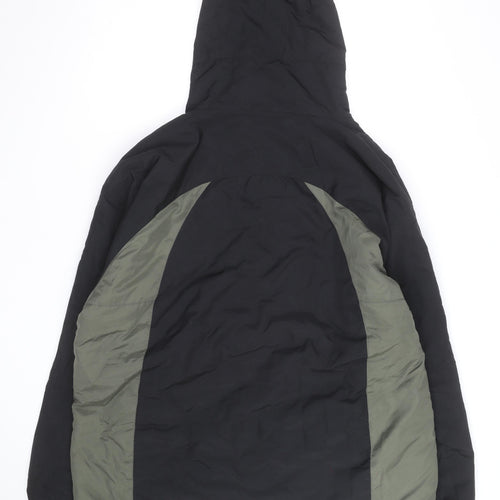 Steve & Barry’s Men’s Black XL Hooded Parka Jacket Polyester