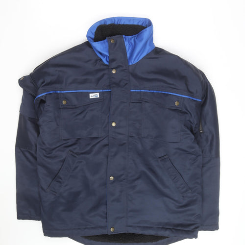Fristads Men’s Blue Padded Workwear Parka Jacket Size M