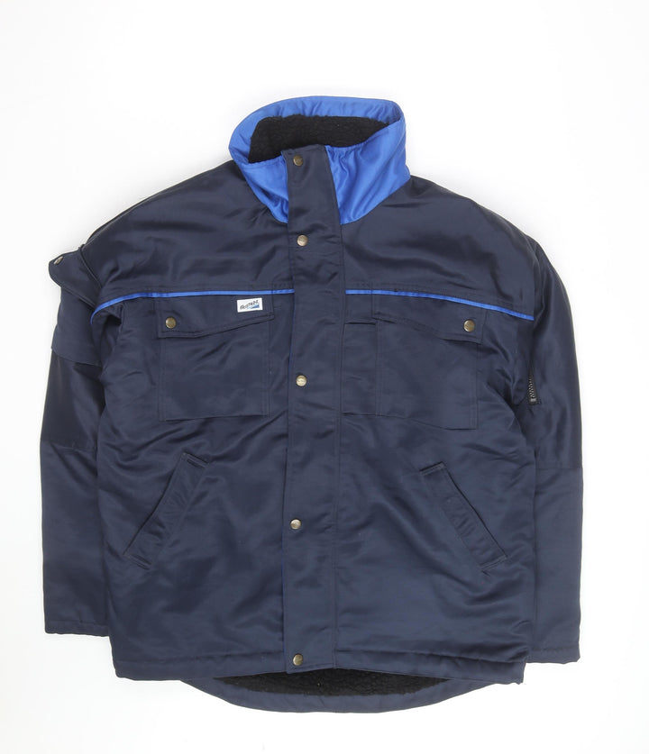 Fristads Men’s Blue Padded Workwear Parka Jacket Size M