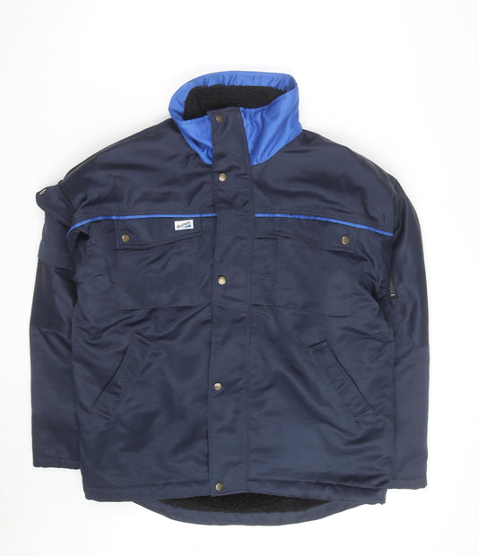 Fristads Men’s Blue Padded Workwear Parka Jacket Size M
