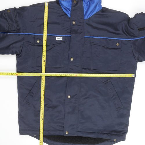Fristads Men’s Blue Padded Workwear Parka Jacket Size M