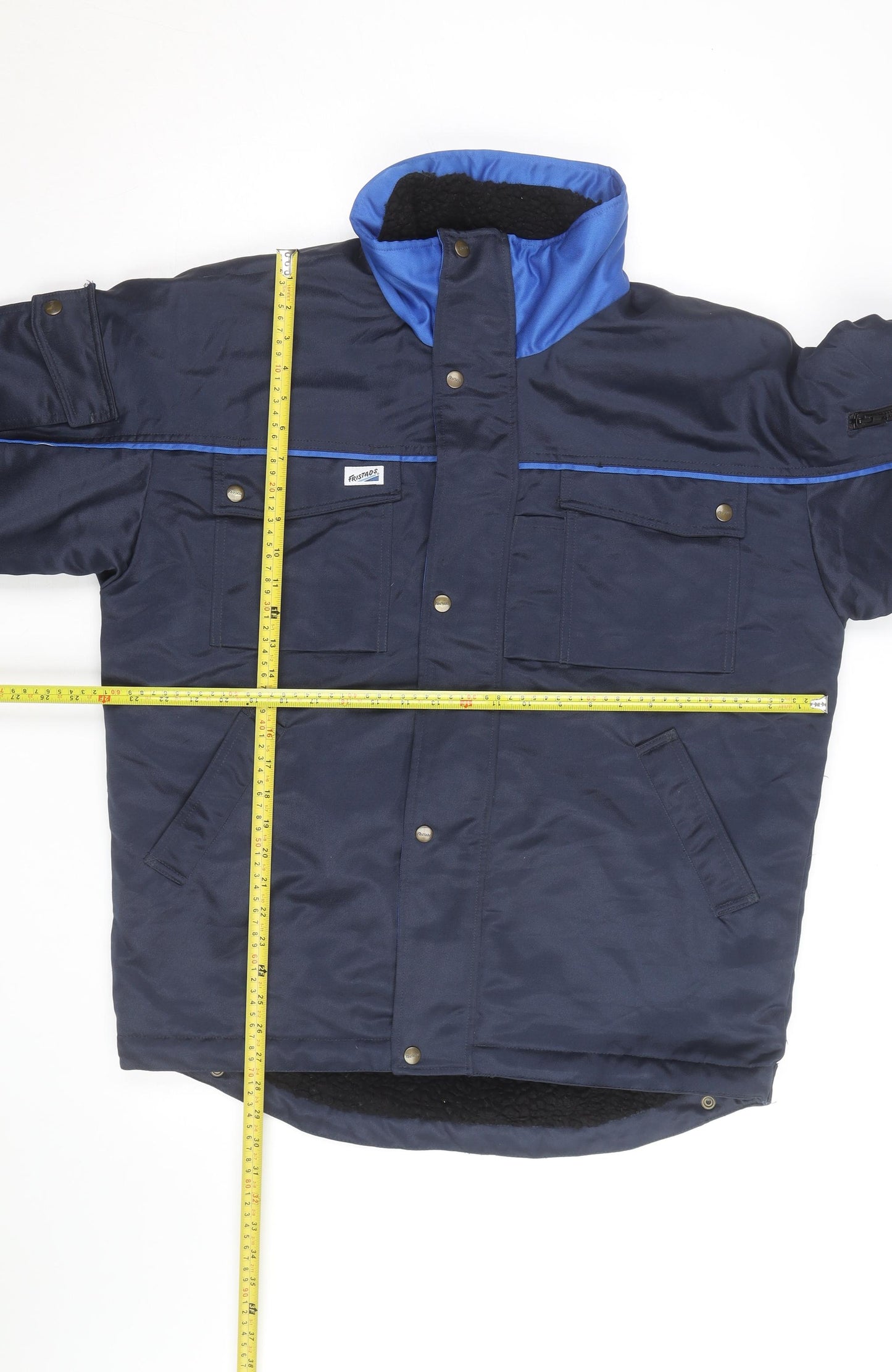 Fristads Men’s Blue Padded Workwear Parka Jacket Size M