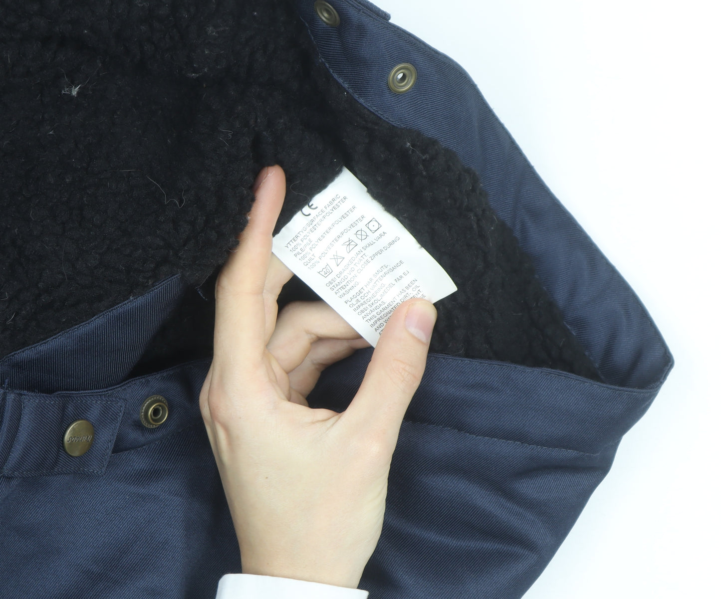 Fristads Men’s Blue Padded Workwear Parka Jacket Size M
