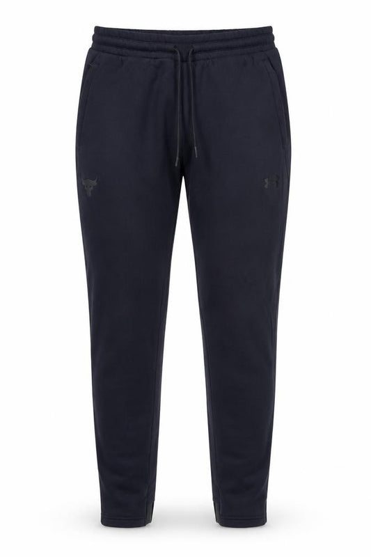 Under Armour Men Black Fleece Jogger Trousers L Regular Fit