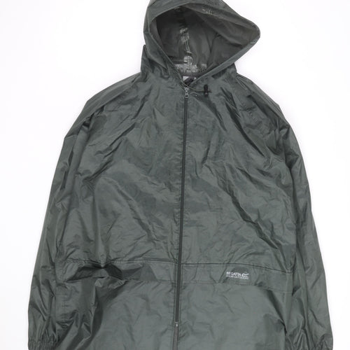 Regatta Men's Green 3XL Waterproof Hooded Windbreaker Jacket